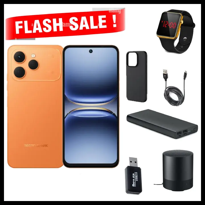 LIMITED TIME DEALS!! Tecno Spark 40 128GB/256GB + UpTo 8GB/16GB EXTENDED  6.67''  Camera 50MP Main Camera 45W Super Charging 5200mAh smartphone.+ ALL THE FREEBIES DISPLAYED