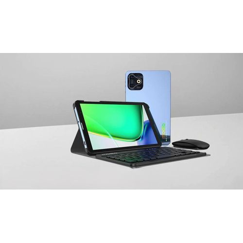 Modio M131/M134 Tablet PC, Display 8 inch, Memory 512GB ROM + 8GB RAM, Battery 5000mah, Dual SIM, Flip case, Keyboard & Touch pen Tablet