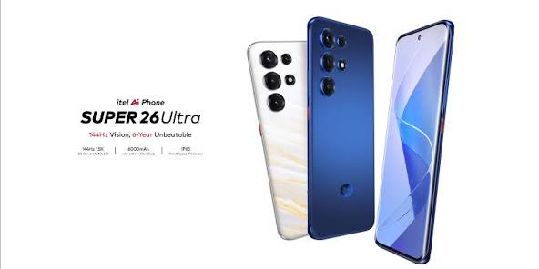 [DISCOUNT DEALS] Itel S26 Ultra 6.78" Curved Gorilla Glass - upto 16(8+8)GB RAM+256GB ROM, 6000mAh Battery, 50MP Rear & 32MP Front Camera, Dual SIM, 18W, Side Fingerprint - Smartphones+FREE GIFTS