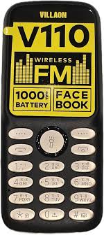 VILLAON V110(Dual SIM), Wireless FM, Bright Torch Feature Phones