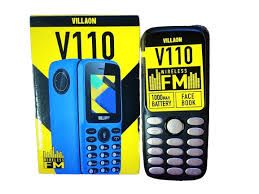 VILLAON V110(Dual SIM), Wireless FM, Bright Torch Feature Phones
