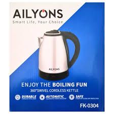 AILYONS 1.8L Energy Efficient Electric Water Kettle Heater Jug alyons