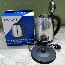 AILYONS 1.8L Energy Efficient Electric Water Kettle Heater Jug alyons