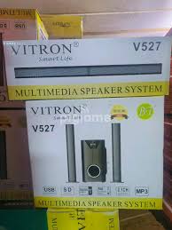 Vitron 9000W Bluetooth Soundbar 2.1CH Multimedia Woofer Speaker System V527 Subwoofer BT/USB/SD/FM Subwoofer Home Audilo System Soundbar with Remote Control