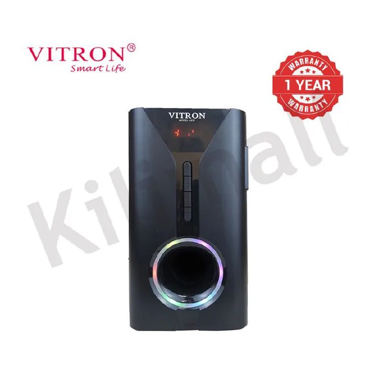 Vitron 9000W Bluetooth Soundbar 2.1CH Multimedia Woofer Speaker System V527 Subwoofer BT/USB/SD/FM Subwoofer Home Audilo System Soundbar with Remote Control