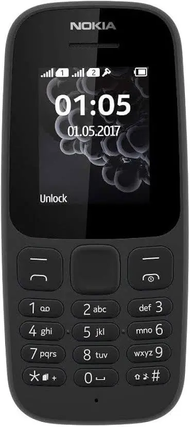 Nokia 105HD , 1.77" screen, Dual SIM, LED Torch, calls over 4G networks VoLTE readyhas 4G-supported HD calling¹ and a long-lasting battery everything you need for long conversation dual featured phone