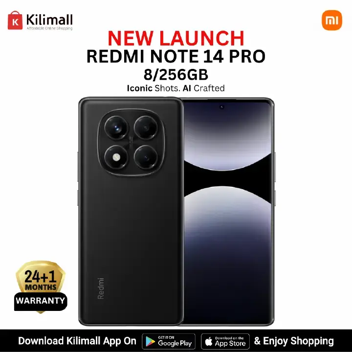 XIAOMI Redmi Note 14 pro 6.67" 8GB RAM + 256GB ROM 12GB RAM + 512GB ROM Dual SIM 5500mAh 200MP Back and 20mp Front Camera Octa-Core Snapdragon 685 Smartphone