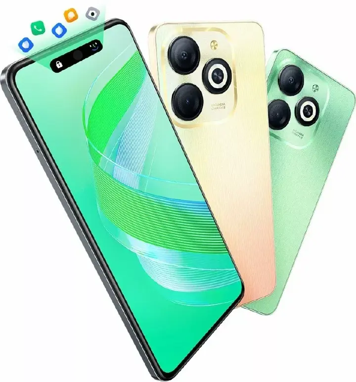 Infinix Smart 8 6.6" 3GB RAM/64GB ROM Android 13 SMARTPHONE 13MP Dual Camera 8MP SELFIE Dual sim 5000mAh battery capacity Smartphones