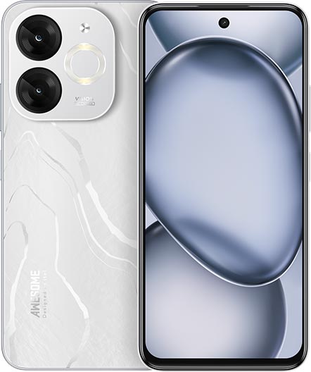 Itel A80 128GB 6.7" 120Hz Screen 4G Network Dual SIM Phone 50MP Camera 5000mAh Battery Fingerprint and Face Unlock Android 14 Fashion Smart Phones