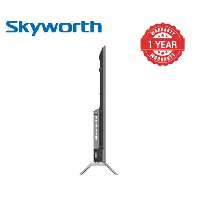 Skyworth 32" inch model 32E57 Frameless Smart Android 11.0 TV Netflix Youtube Bluetooth Google App-store Dolby Audio Prime Video Built-in Chrome-cast i-cast