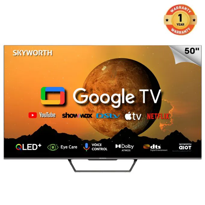 Skyworth 50” 50G3A UHD ANDROID TV,WI-FI,NETFLIX,PLAYSTORE 55G3A UHD Android Google Tv