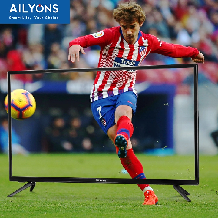 Ailyons 32" inch Frameless DIGITAL TV Full HD Netflix TV YouTube Energy Saving , Wide Visual Angle Television TV leg/stands Television A+ Panel, HDMI USB Ports Wide Voltage Design