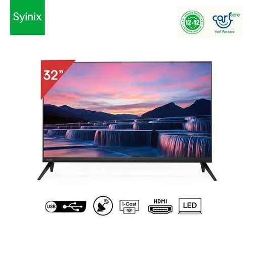NEW Synix 32'' SCREEN INCHES,ANDROID TV DIGITAL TV ,QUALITY,L.A"A+ Panel Bluetooth Size: 32 Inch Screen, Frameless Android 9.0 TV.Airplay Enabled Built in Chromecast Type: High Definition (HD)T2
