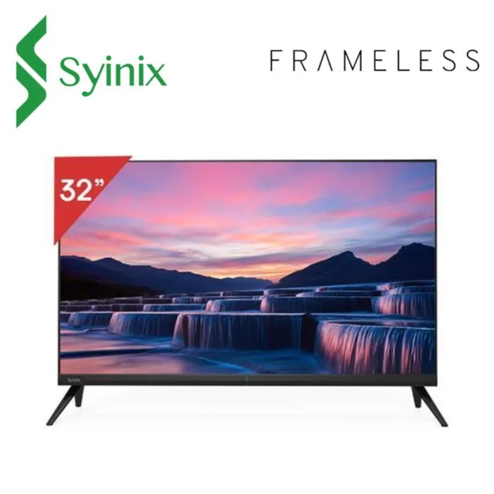 NEW Synix 32'' SCREEN INCHES,ANDROID TV DIGITAL TV ,QUALITY,L.A"A+ Panel Bluetooth Size: 32 Inch Screen, Frameless Android 9.0 TV.Airplay Enabled Built in Chromecast Type: High Definition (HD)T2