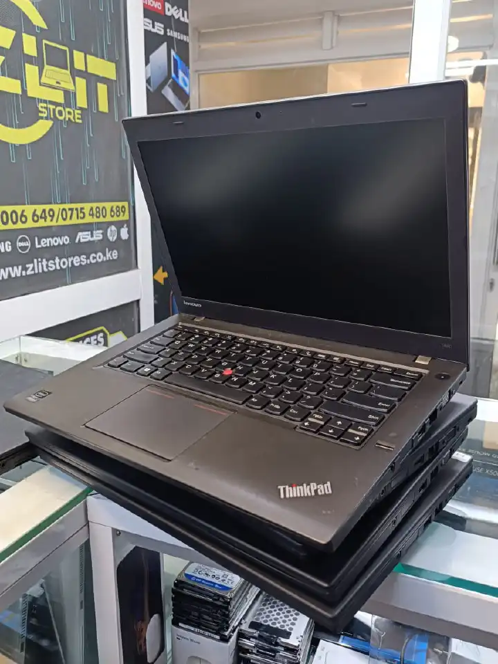 THINKPAD T440 COI5 5TH GENERATION 8GB RAM 256GBSSD 
The Lenovo ThinkPad T440 is a dependable business laptop designed for professionals seeking a balance of performance, portability, and durability