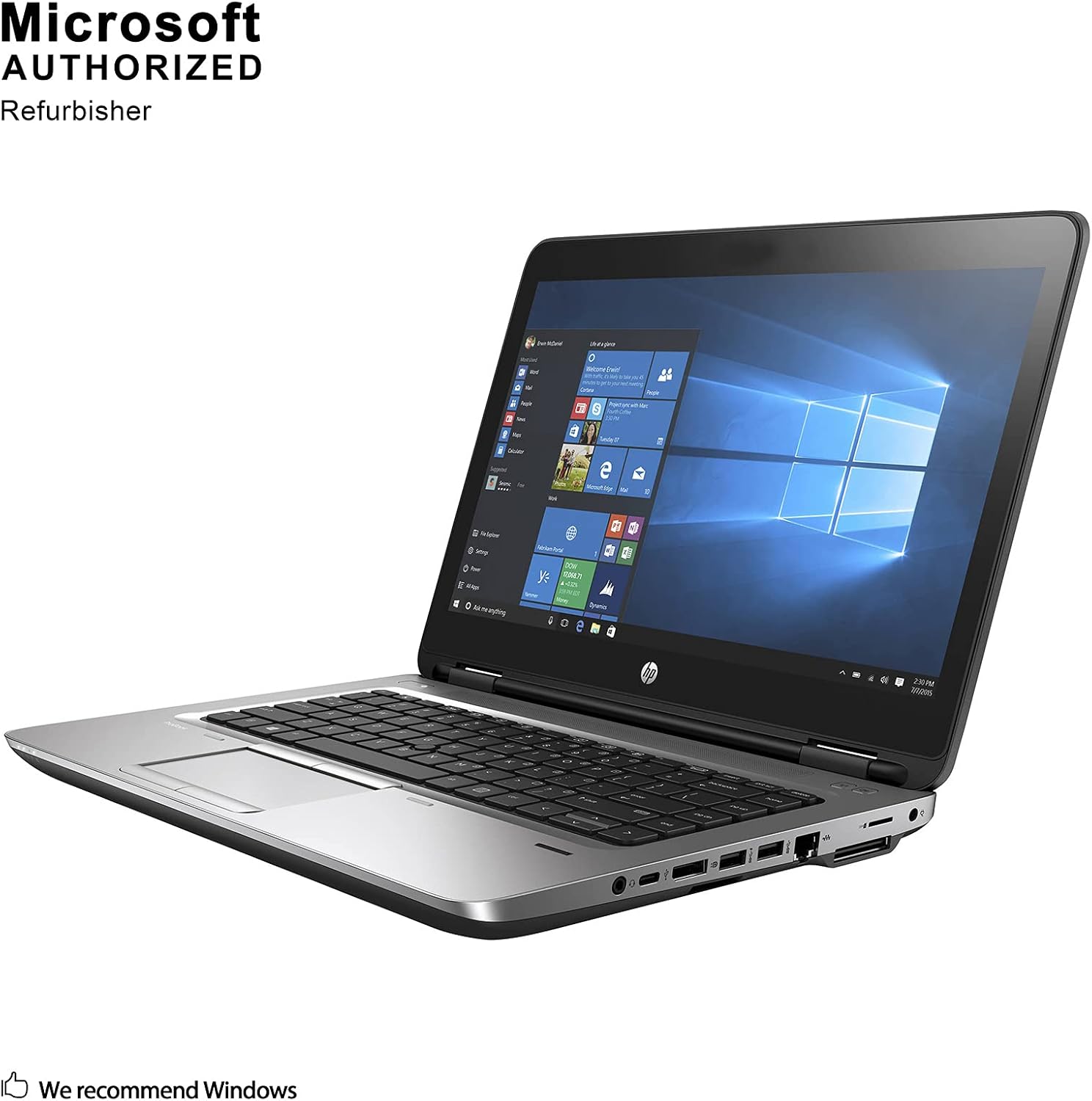 "Refurbished HP ProBook 640 G3 Business Laptop | Intel Core i5 6th Generation | 8GB RAM | 256GB SSD | 14 Inch HD Display | Windows 10 Pro | Fast, Reliable, and Durable Notebook for Office, School,