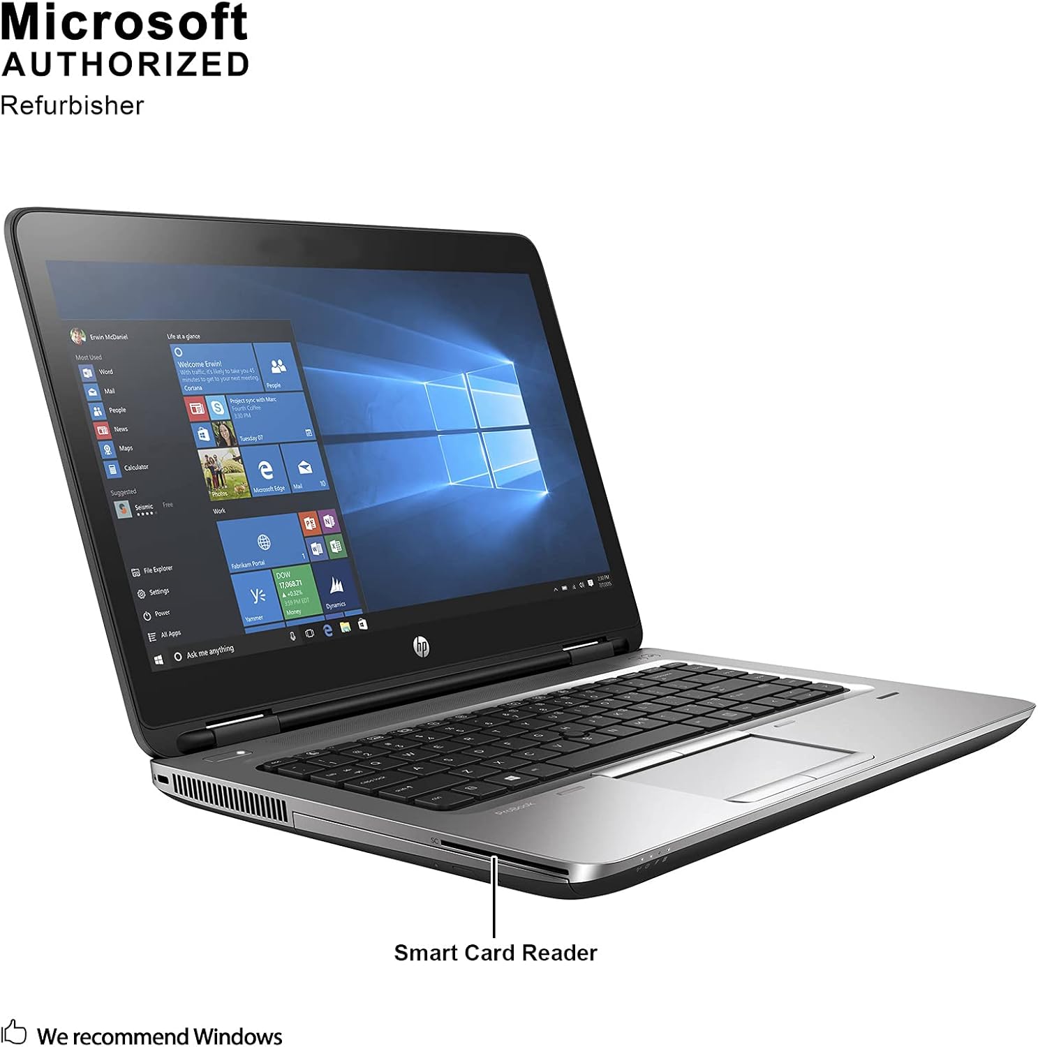 "Refurbished HP ProBook 640 G3 Business Laptop | Intel Core i5 6th Generation | 8GB RAM | 256GB SSD | 14 Inch HD Display | Windows 10 Pro | Fast, Reliable, and Durable Notebook for Office, School,