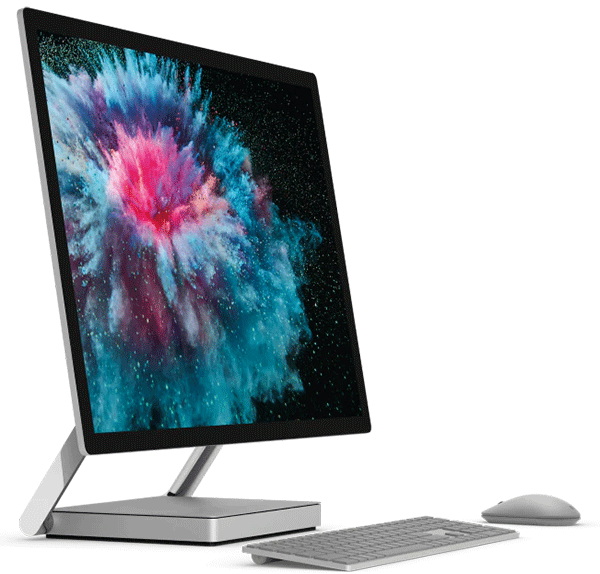 ( REFURBLISHED) MICROSOFT SURFACE STUDIO ALL IN ONE  COI7 6TH GENERATION  2.7 GHZ SPEED 16GBRAM 1TBSSD  2GB NVIDIA GEFORCE GTX965M
TOUCHSCREEN  27 INCHES 8K DISPLAY
TOUCHSCREEN  27 INCHES 8K DISPLAY