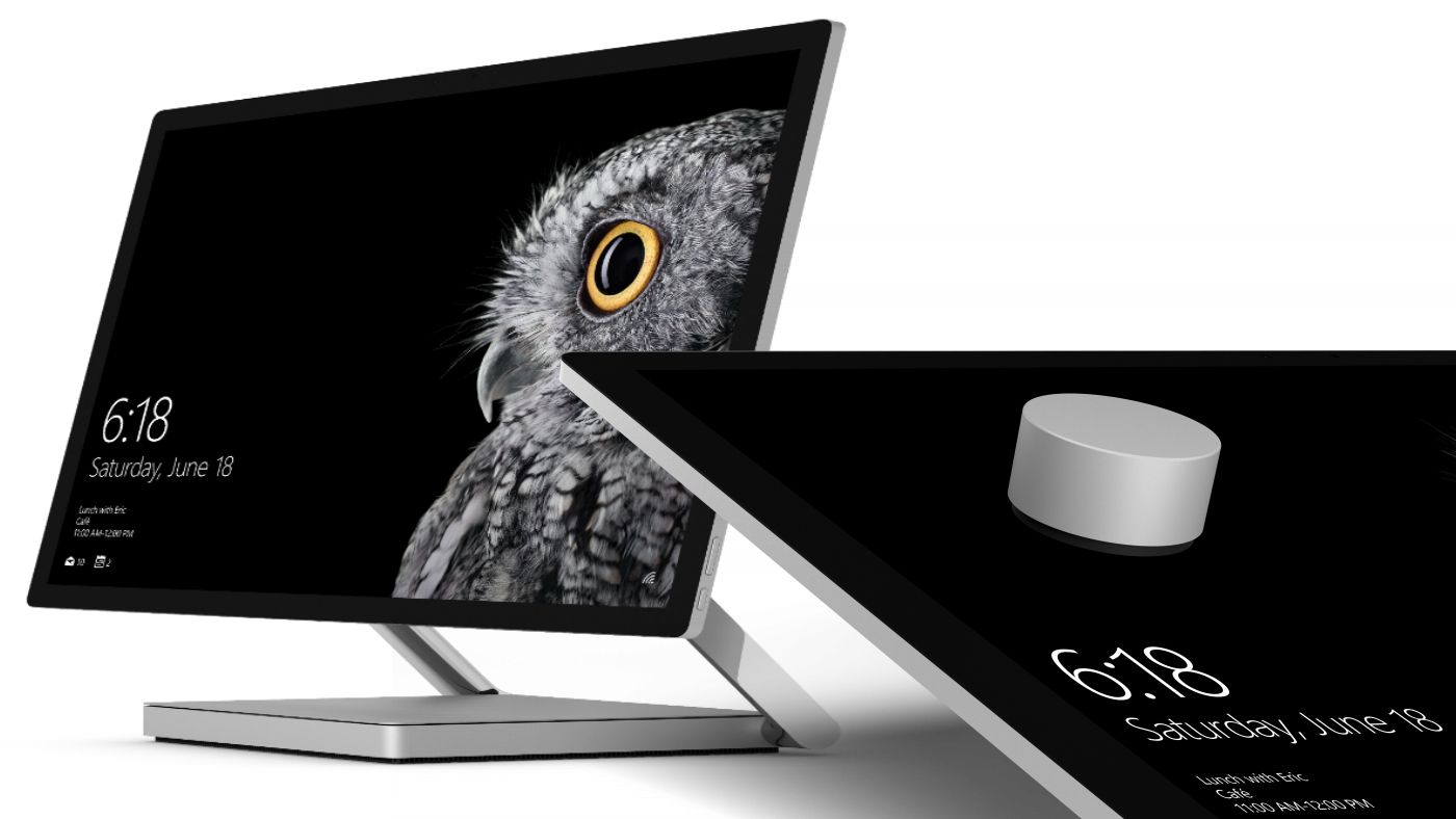 ( REFURBLISHED) MICROSOFT SURFACE STUDIO ALL IN ONE  COI7 6TH GENERATION  2.7 GHZ SPEED 16GBRAM 1TBSSD  2GB NVIDIA GEFORCE GTX965M
TOUCHSCREEN  27 INCHES 8K DISPLAY
TOUCHSCREEN  27 INCHES 8K DISPLAY