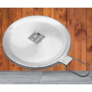 Chapati Pan Heavy Duty 26cm made of heavy steel to sustain high heat without rust or burn.easy to use and suitable for a wide variety of cooking styles and recipes. Toughened Non-Stick is a sleek rang