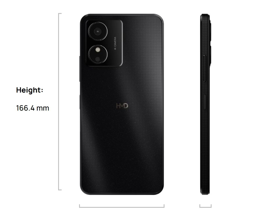 HMD Arc 64GB+4GB 6.52" Elagant Display 13MP+5MP Front/Rear Camera 5000mAh Battery 10W Charger IP54 Dust/Water Resistant Fingerprint Unlock HMD Nokia SmartPhone Phone