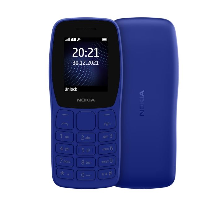 [Brand New] Nokia HMD 105 Original Nokia Phone 800 mAh 1.5" Dual SIM Cards Unlocked Cheap Durable Old Phone Classic Feature Phone Kabambe Kaduda Kathululu