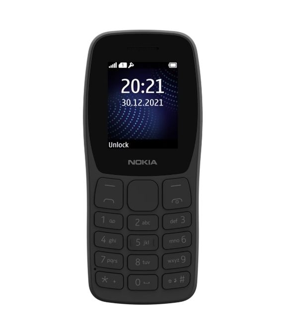 [Brand New] Nokia HMD 105 Original Nokia Phone 800 mAh 1.5" Dual SIM Cards Unlocked Cheap Durable Old Phone Classic Feature Phone Kabambe Kaduda Kathululu