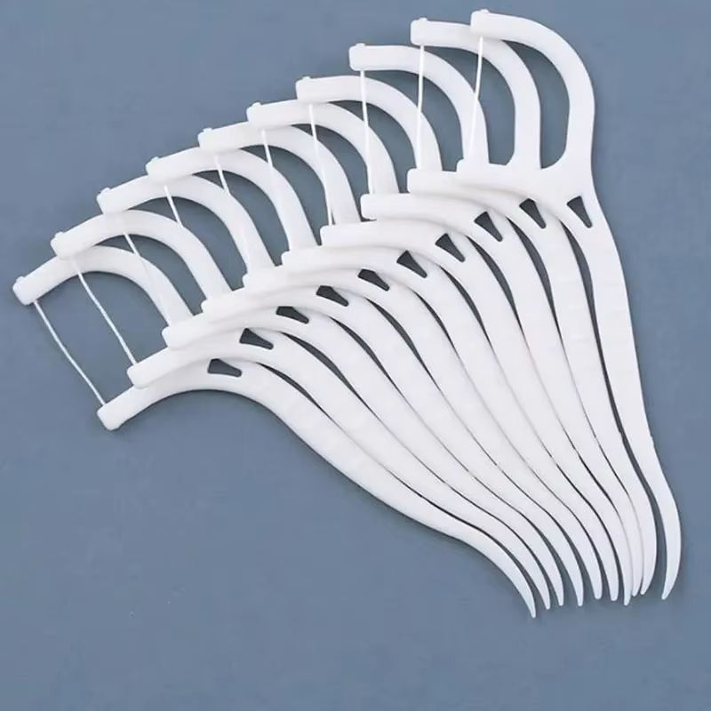 50/100pcs Toothpick Floss Interdental Tooth Cleaner Disposable Dental Toothpicks For Adult Tooth Cleaning Toothpicks With Thread