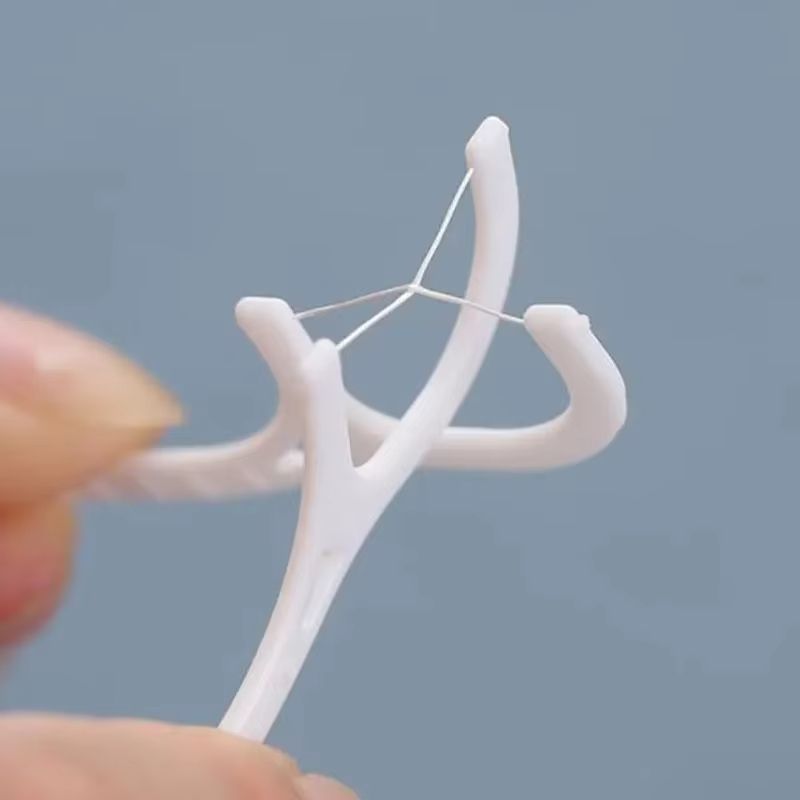 50/100pcs Toothpick Floss Interdental Tooth Cleaner Disposable Dental Toothpicks For Adult Tooth Cleaning Toothpicks With Thread