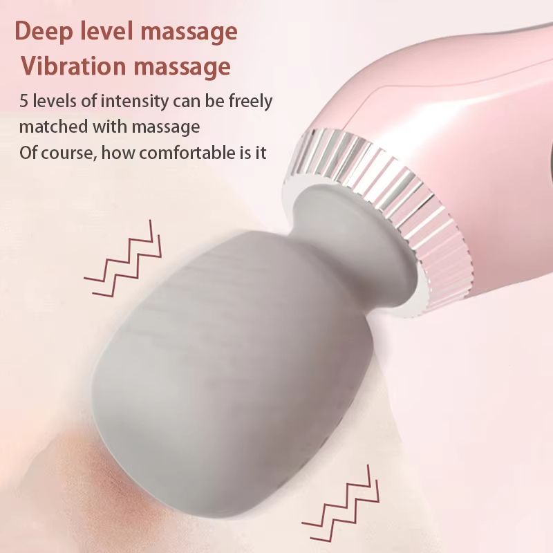Portable Electric Massage Stick Vibration Massage Gun USB Charging Muscle Relaxation Mini Electric Kneading Vibration Massager