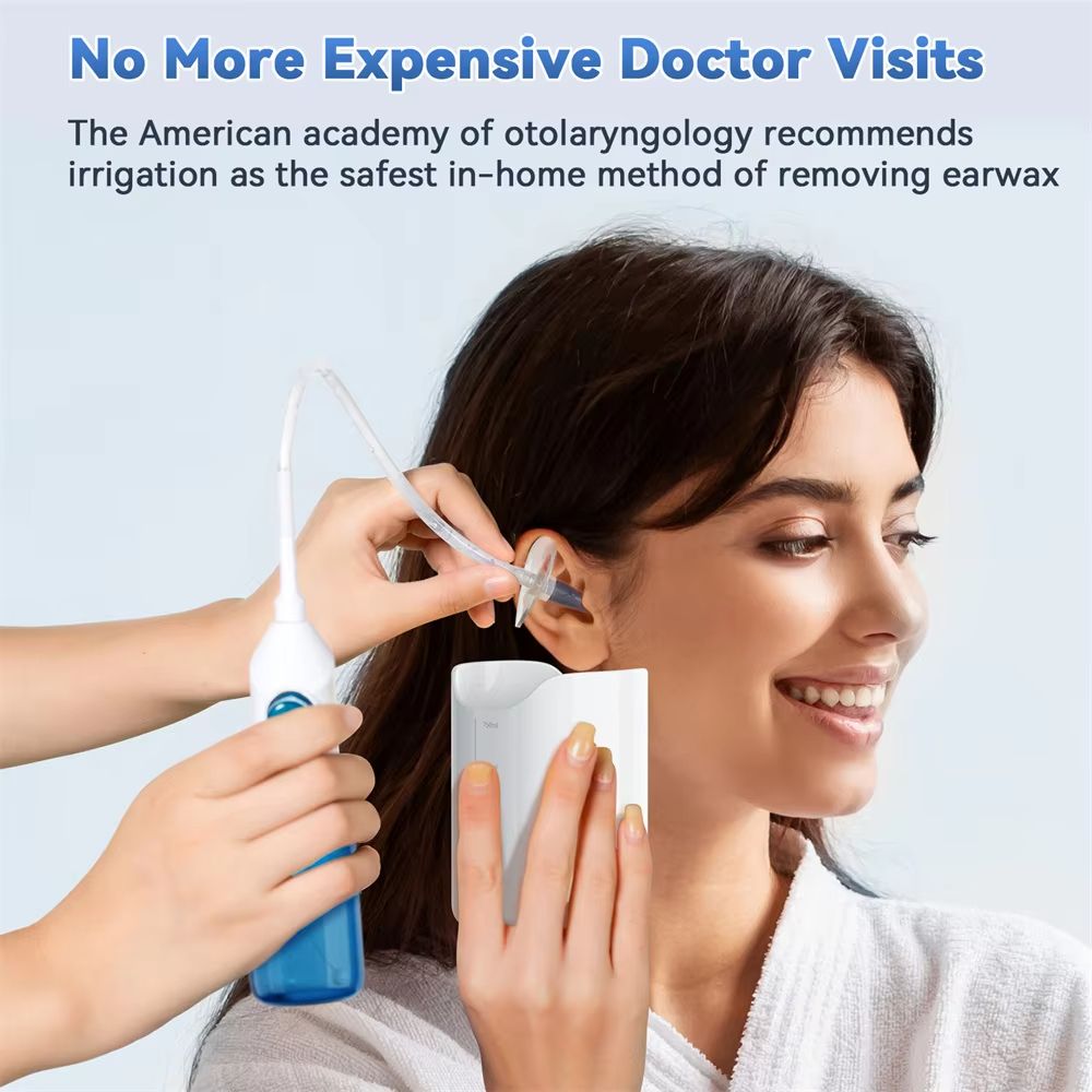 Ear Washer Ear Wax Removal Tool Ear Infection Cleaning With 10 Replacement Tips Ear Cleaner For Adults Ear Irrigator Ear Care