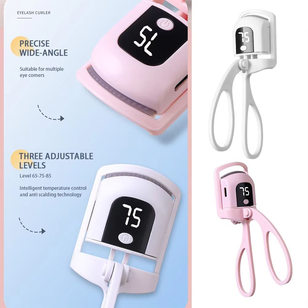 Electric Eyelash Curler Naturally Curled Intelligent Temperature Control Styling Make Up Eyelashes Curl Lasting Lash Curler Tool
