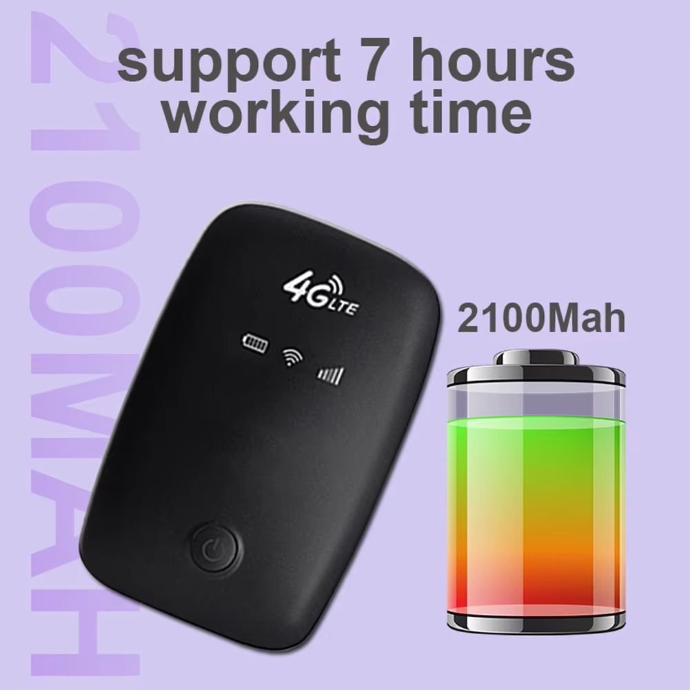 4G LTE Mobile WiFi Router 150Mbps Wireless Internet Router with Sim Card Slot Mini Outdoor Hotspot for Home Office Car Travel