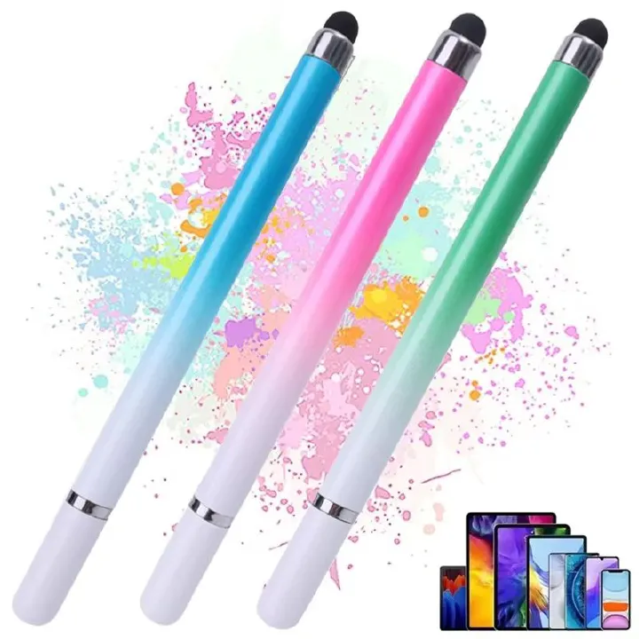 2IN1 Stylus Pen for Mobile Phone Tablet Drawing Capacitive Touch Pencil Universal For Samsung Iphone Android Draw Screen Pencil