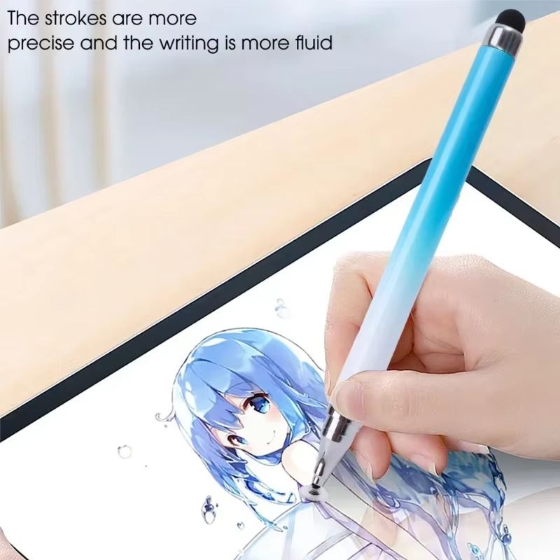 2IN1 Stylus Pen for Mobile Phone Tablet Drawing Capacitive Touch Pencil Universal For Samsung Iphone Android Draw Screen Pencil