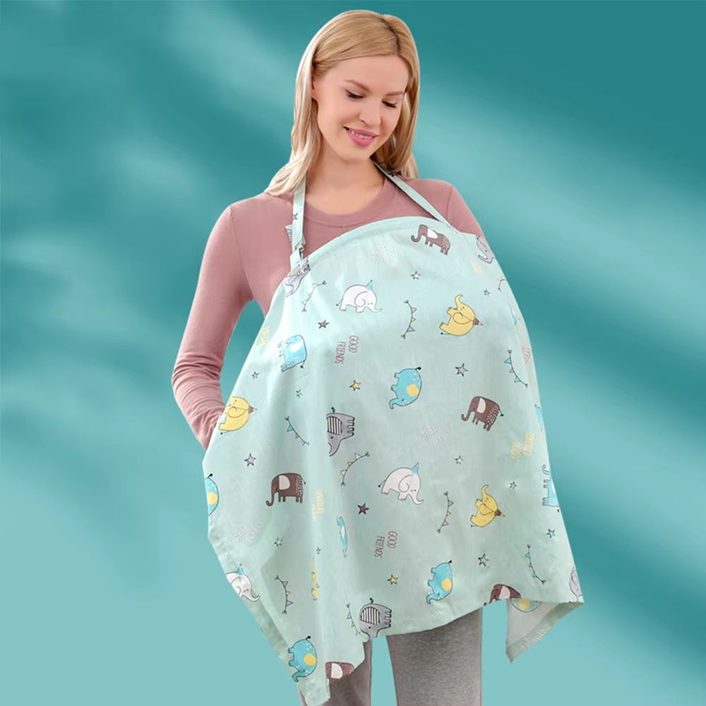 Mother Outing Breastfeeding Cover Cotton Baby Feeding Nursing Shawl Adjustable Privacy Apron Stroller Blanket