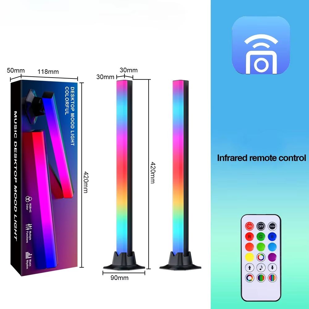 Desktop RGB Computer Monitor Light Bar Music Rhythm LED Holiday Atmosphere Decoration LIght E-sports TV Background Wall Lighting