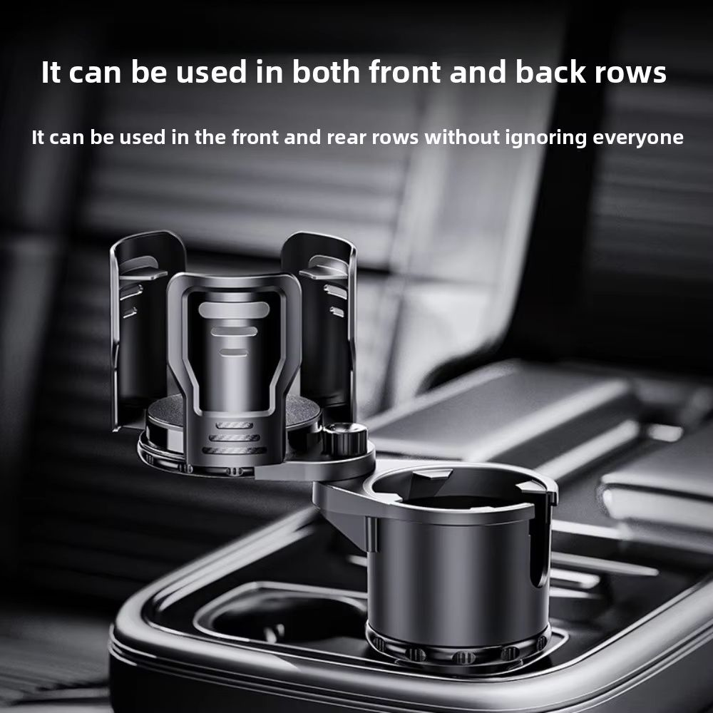 Universal Plastics Auto Front Seat Cup Holder 360 Rotate Drink Storage for Cars Interior Instant Noodles Bowl Coffee Mugs Frame