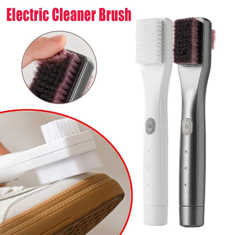 Wireless Charging Electric Shoe Cleaner Brush Ultrasonic Vibration Powerful Cleaning Machine Household Leather Shoes for Home