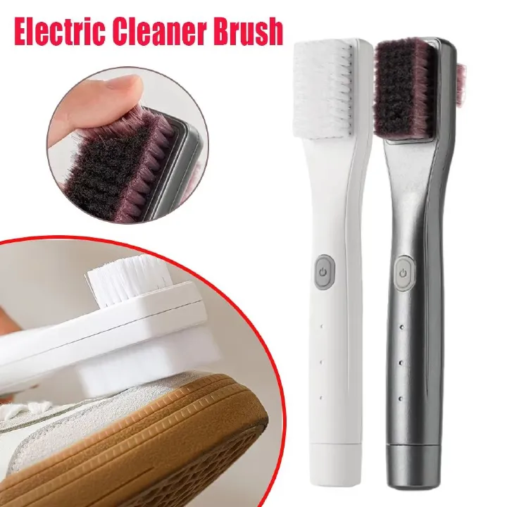 Wireless Charging Electric Shoe Cleaner Brush Ultrasonic Vibration Powerful Cleaning Machine Household Leather Shoes for Home
