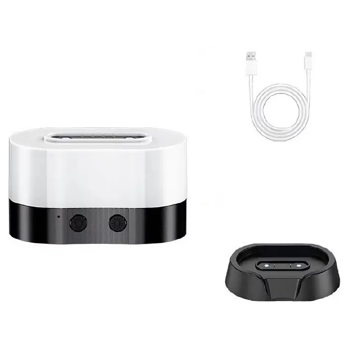 AT12 Soft Light Portable Magnetic Charging Lamp 11 Light Modes Atmosphere Light For Night Light For Party Photography Black