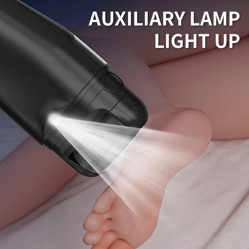 2025 New Electric Foot Grinder Electric Foot Callus Remover Exfoliating Foot Skin Repair Machine 100 Speed Endless Speed Light