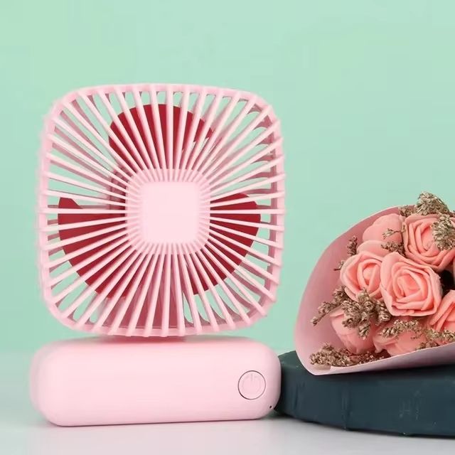 Desktop small fan mini handheld USB three speed cold windmill home office portable quiet outdoor simple portable summer