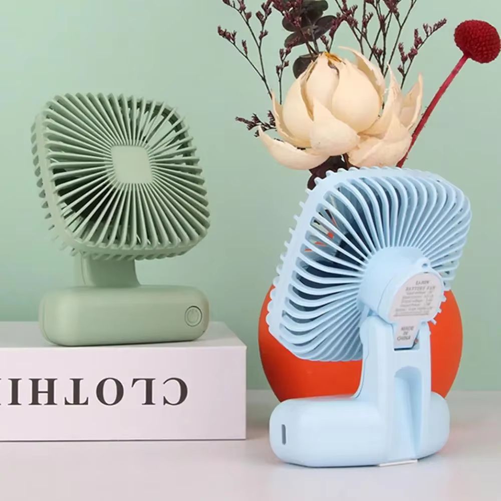 Desktop small fan mini handheld USB three speed cold windmill home office portable quiet outdoor simple portable summer