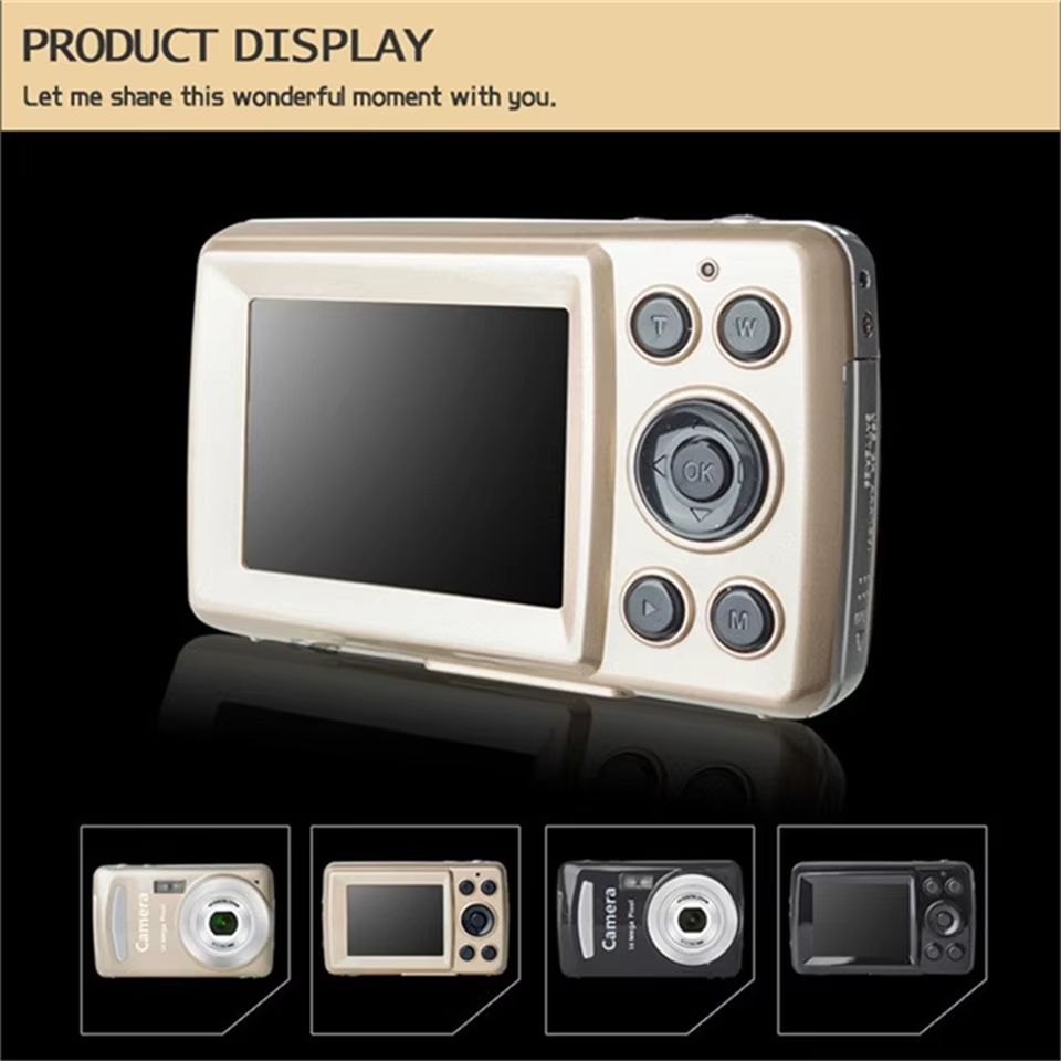 16 MEGA PIXELS Digital Camera 4X Digital Zoom Home Camera Photography Recoder Camcorder Cameras Children Mini Camera Vedio Vlogs