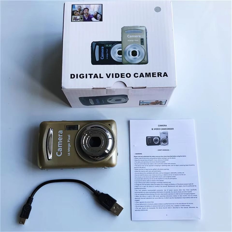 16 MEGA PIXELS Digital Camera 4X Digital Zoom Home Camera Photography Recoder Camcorder Cameras Children Mini Camera Vedio Vlogs