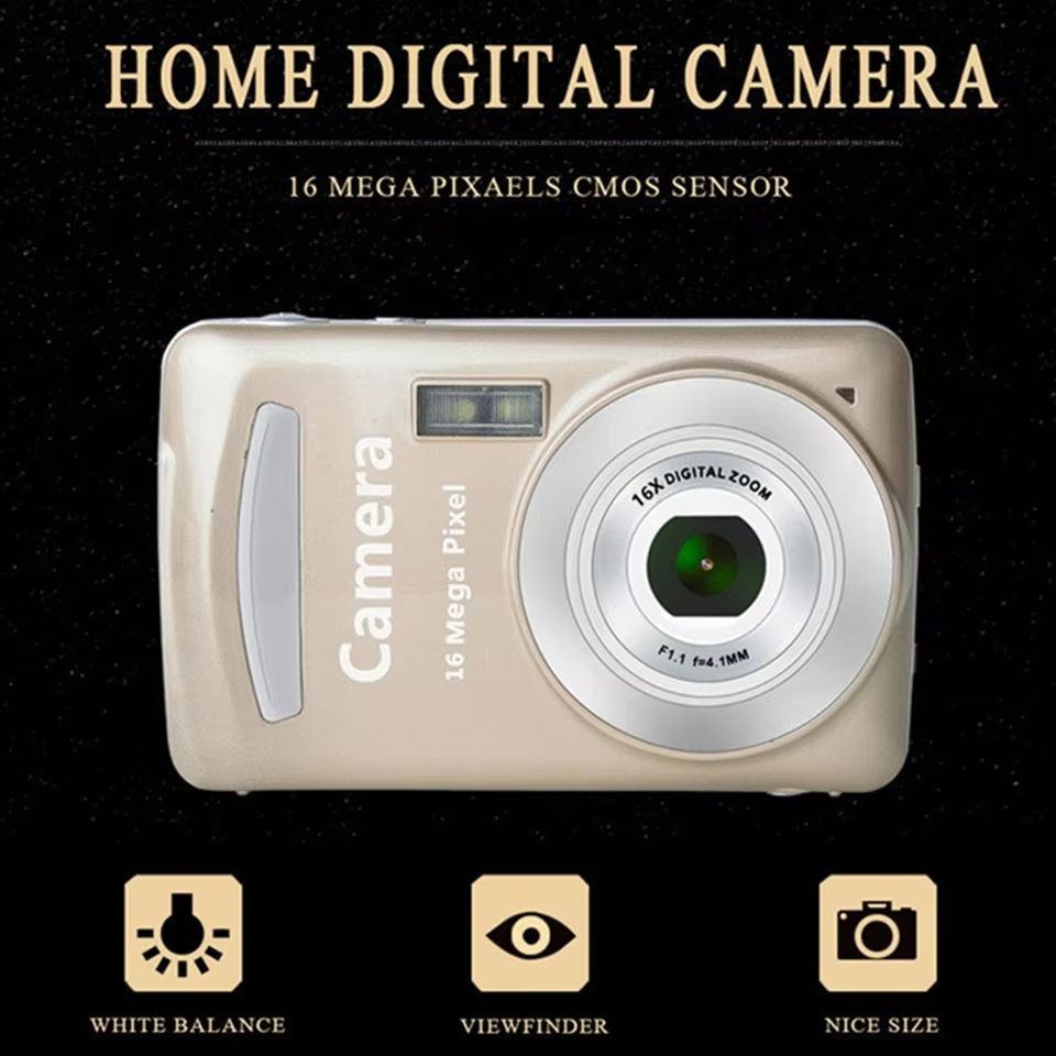 16 MEGA PIXELS Digital Camera 4X Digital Zoom Home Camera Photography Recoder Camcorder Cameras Children Mini Camera Vedio Vlogs