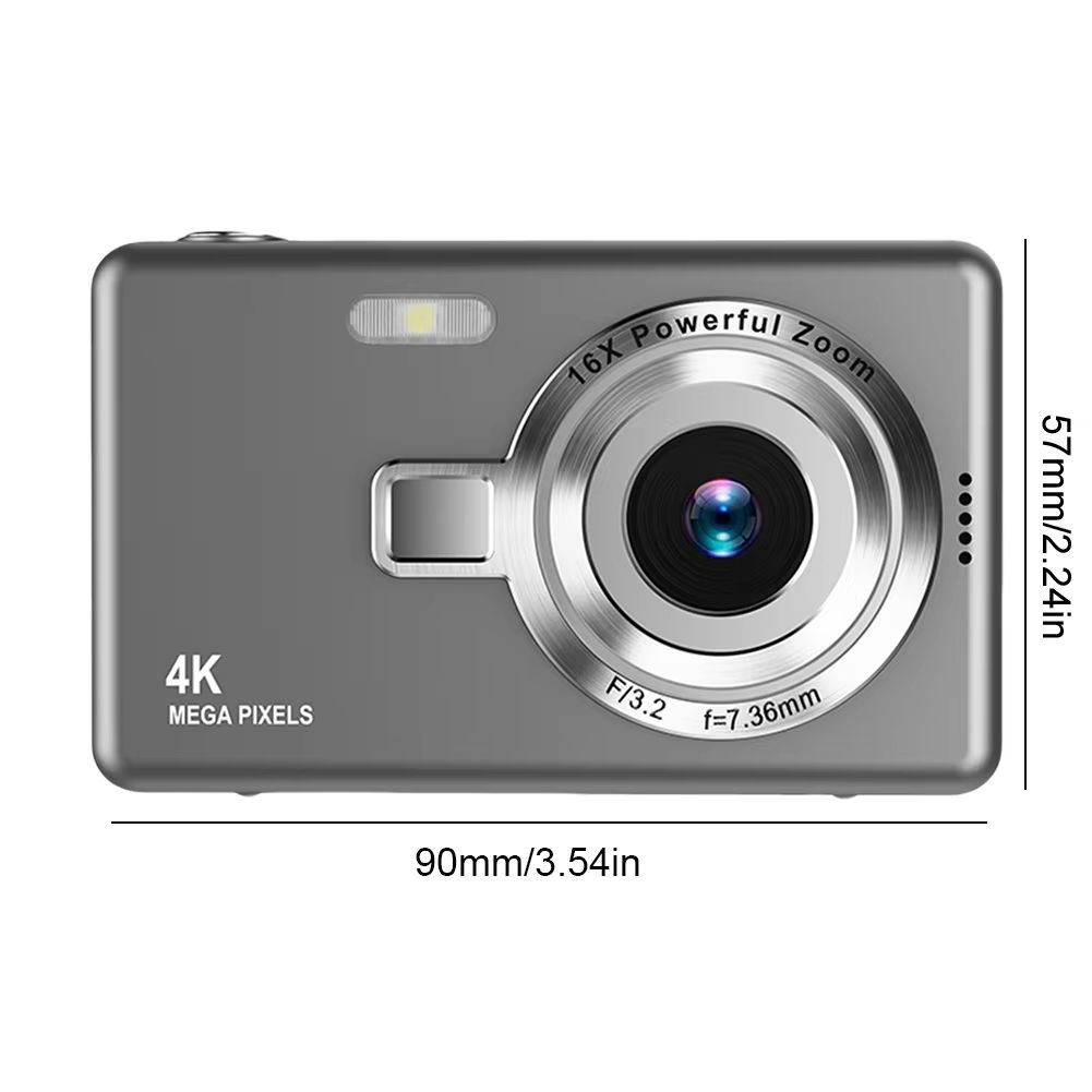 4K HD 1080P Autofocus Vlogging Camera 16X Zoom Photography Camera 2.4 Inch IPS Screen Camcorder Camera for kid Adult Photography