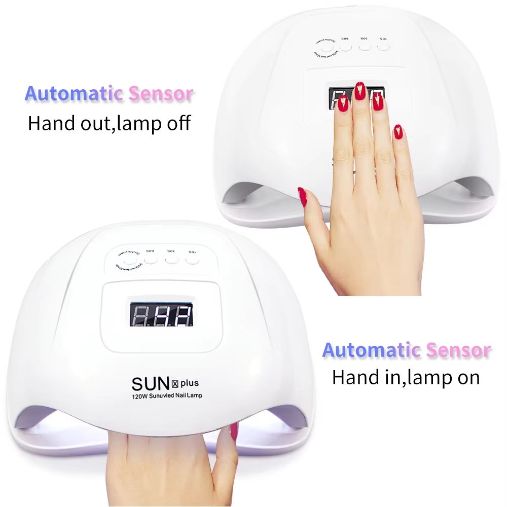 Sun x plus uv led lamp with 36 beads For Manicure Gel 120W Nail Dryer Nail Polish Lamp with 4 Timer setting Manicure Tools
