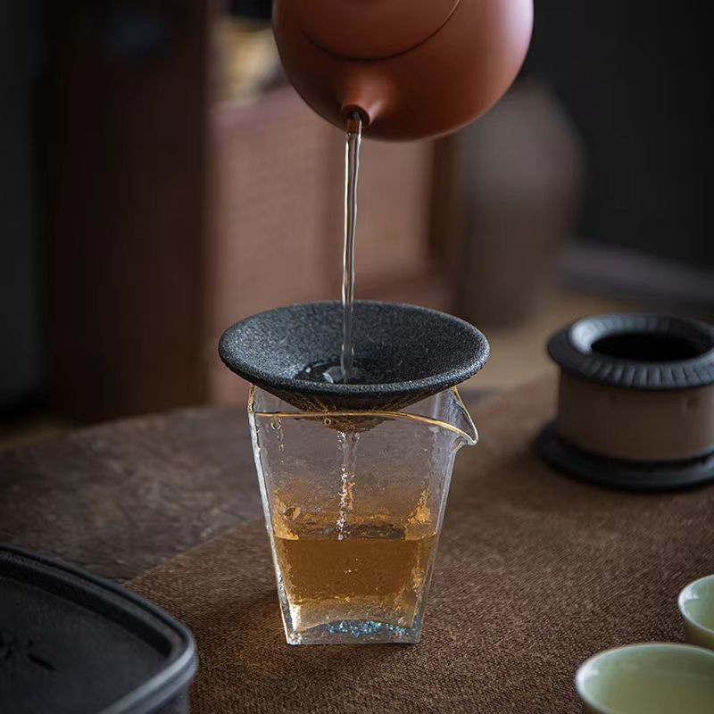 Original Tulou Teapot Tea Filter Non Porous Filter Tea Leak Personalized Creative House Design Tea Pet Tea Filter